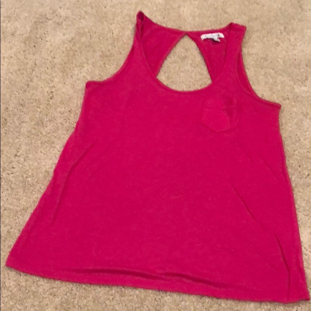 Open back shirt